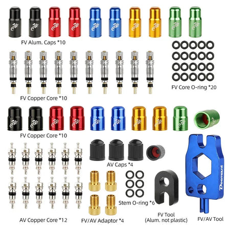 Brass Presta Valve Core Set &ndash; Durable CNC-Machined Parts FVAV Core F10A10 A78 / CN