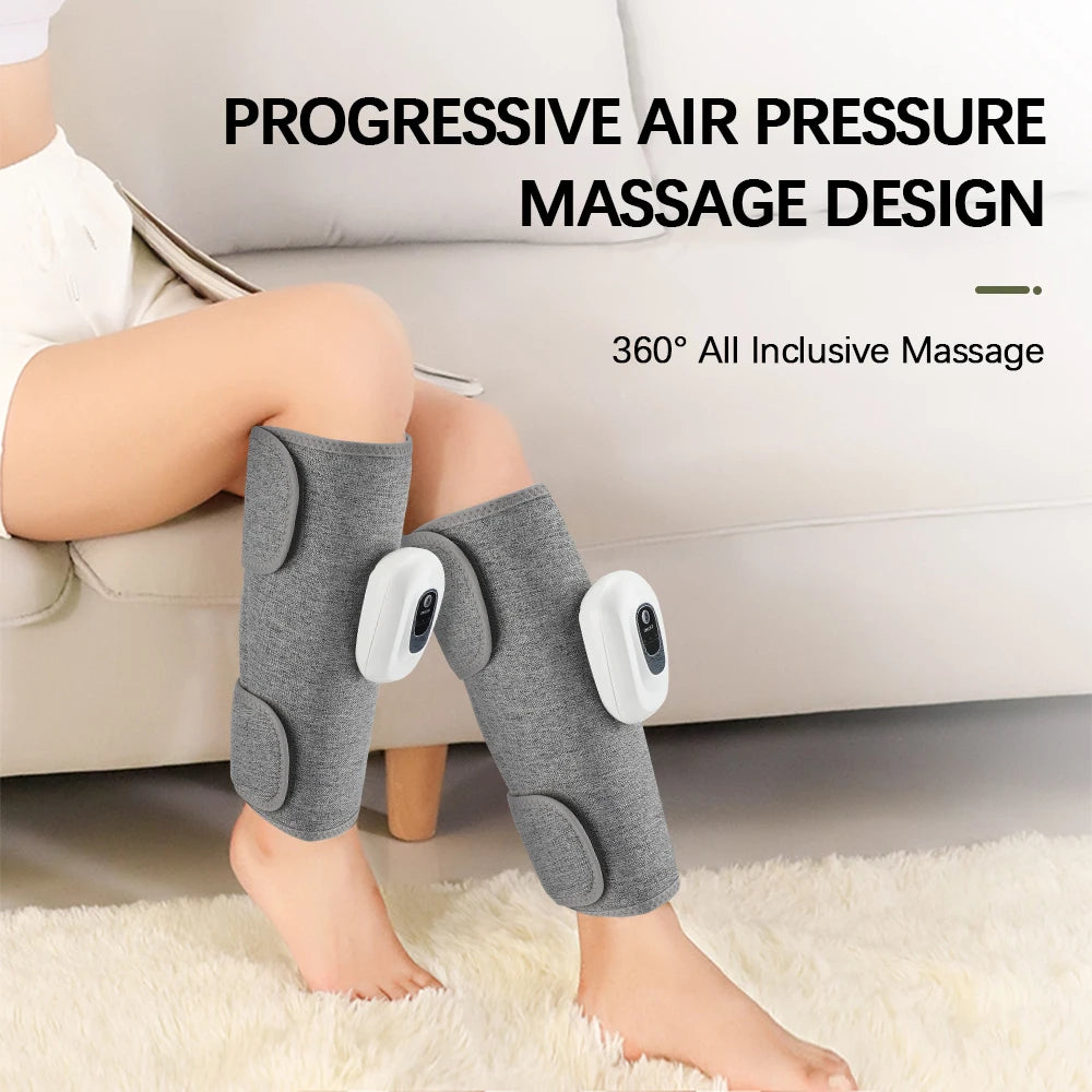 Electric 360&deg; Air Pressure Calf Massager - Wireless Leg Massage with 3 Modes