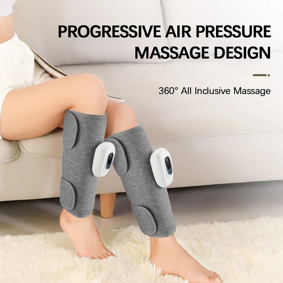 Electric 360&deg; Air Pressure Calf Massager - Wireless Leg Massage with 3 Modes