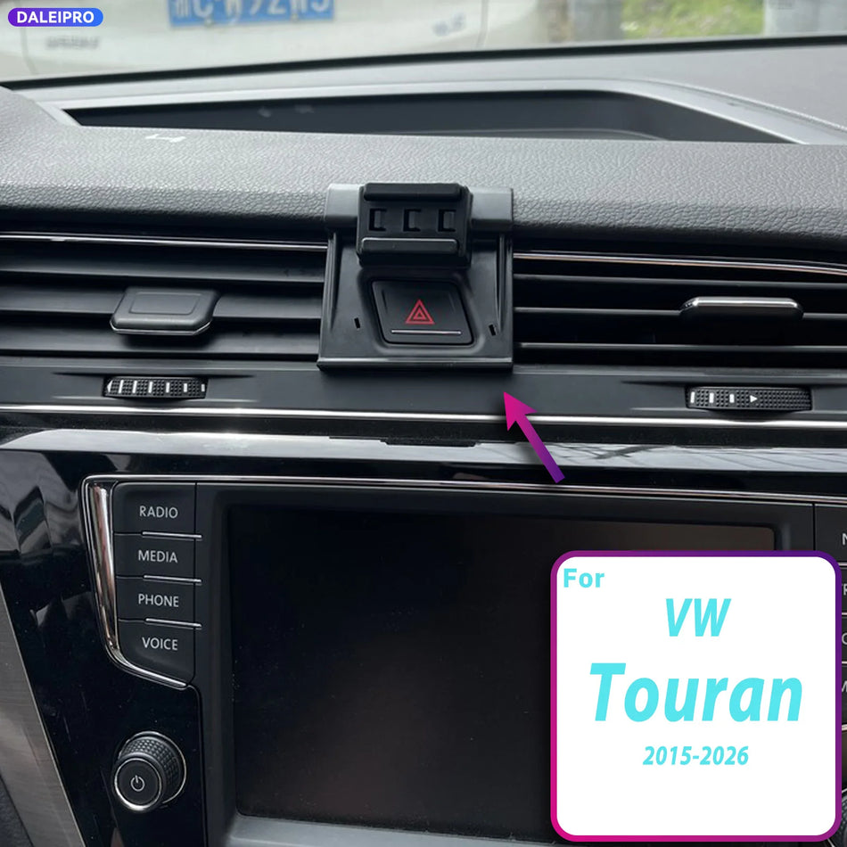 ABS Vehicle Specific Phone Mount With 66W Charging For VW Touran