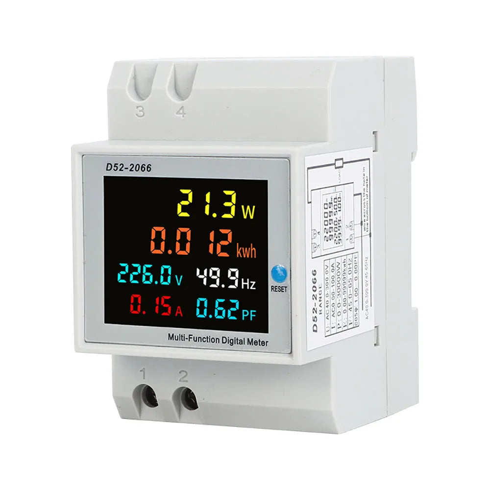 6IN1 Din Rail AC Monitor &ndash; Multi-Voltage Measurement Capability