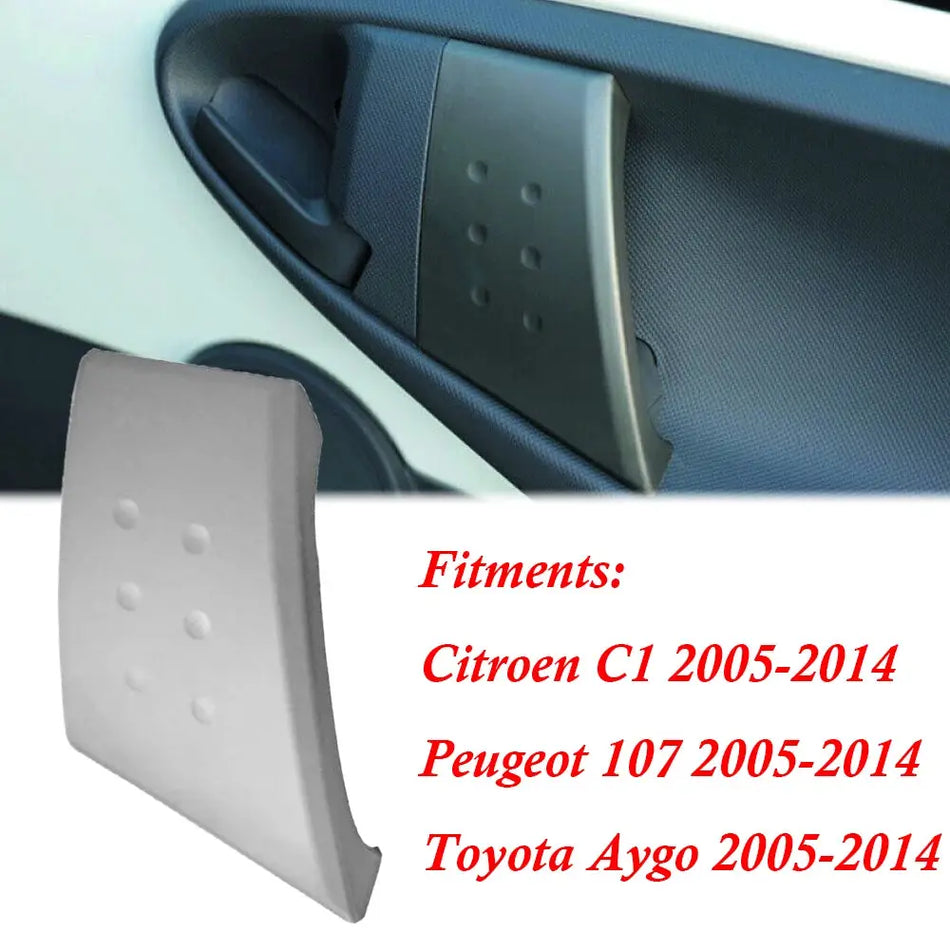 Siva unutarnja obloga kvake vrata za Peugeot 107 Toyota Aygo Citroen C1