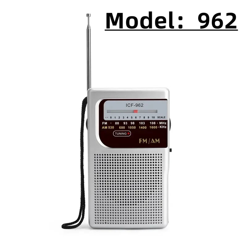 BC-R21/961/962 Mini Radio AM FM Portable &ndash; Best Reception NEW Model 962