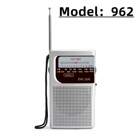 BC-R21/961/962 Mini Radio AM FM Portable &ndash; Best Reception NEW Model 962