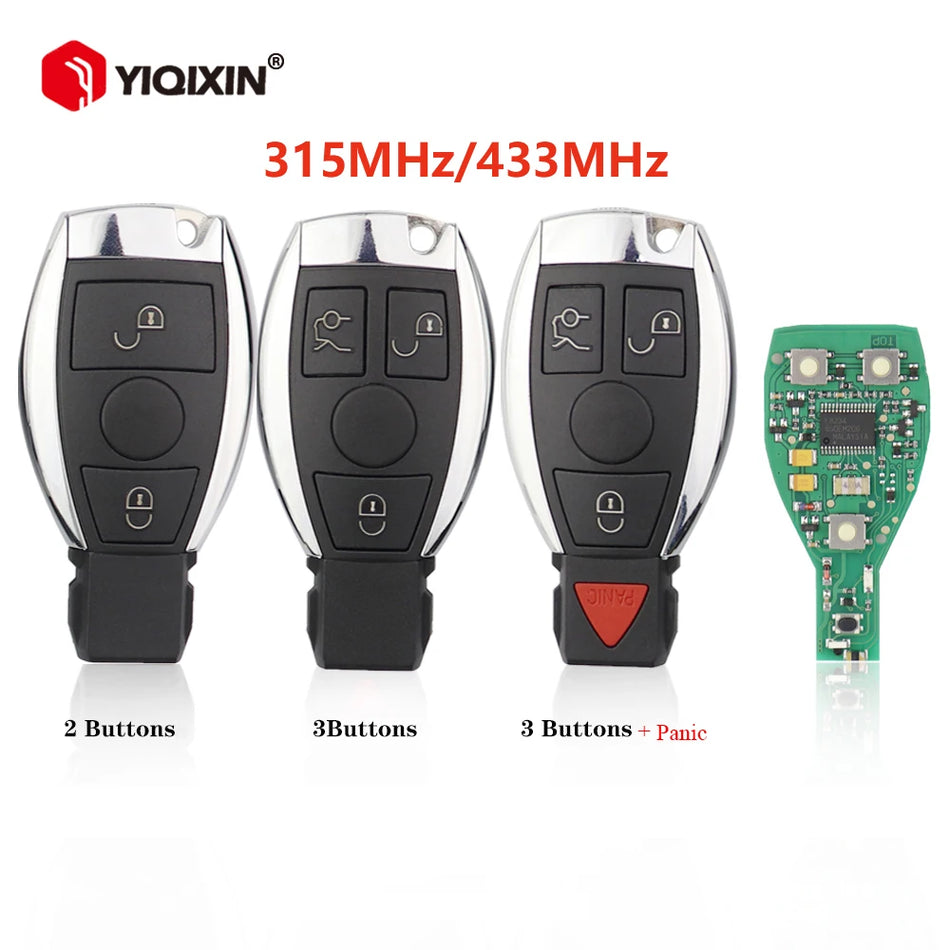 Απομακρυσμένο Κλειδί Με Ακονιστή Λάμα Ποιοτικής Αντικατάστασης Νέο για Mercedes-Benz W203 W204