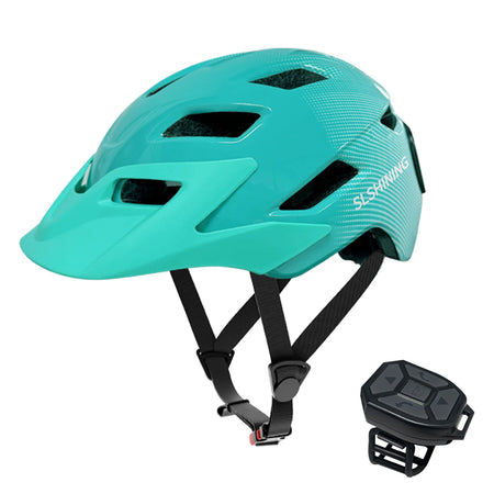 Child Bike Helmet With LED Display &ndash; Lightweight For Kids green
