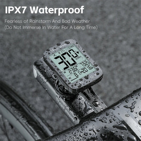 West Biking GPS Bicycle Speedometer &ndash; Waterproof and Wireless Design