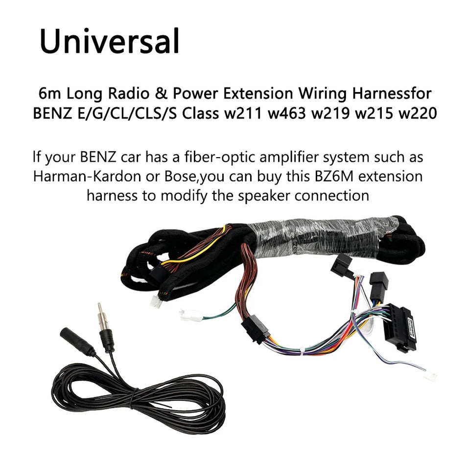 Power Radio Extension Harness for Mercedes-Benz W211 E-Class