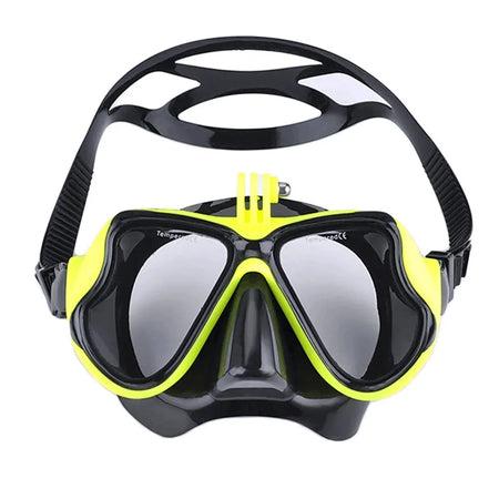 Underwater Camera Diving Mask &ndash; High Waterproof Performance yellow