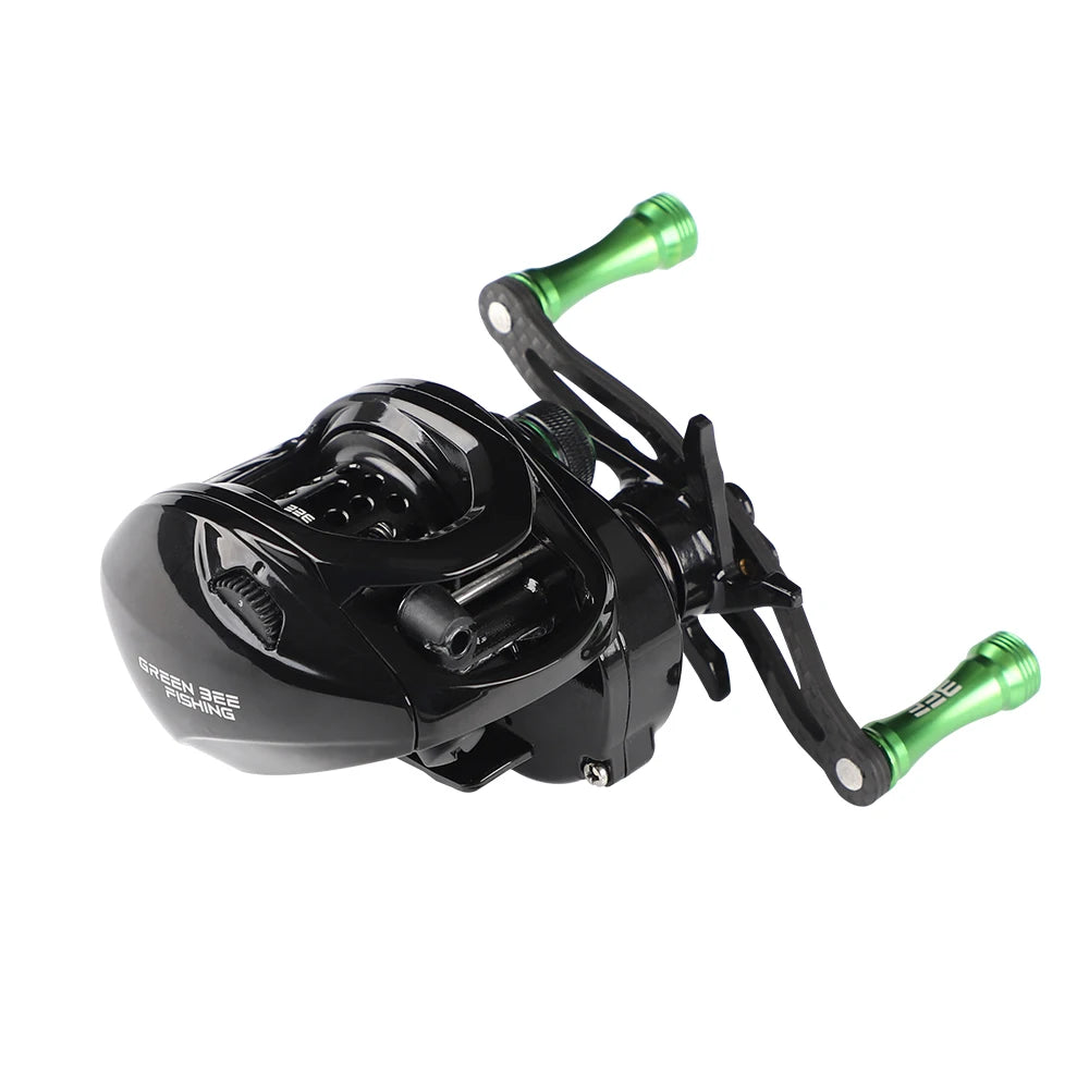 Taigek Real 8+1 Bearings 7.2:1 Gear Ratio Baitcasting Reel - Lightweight Carbon Fiber Fishing Reel