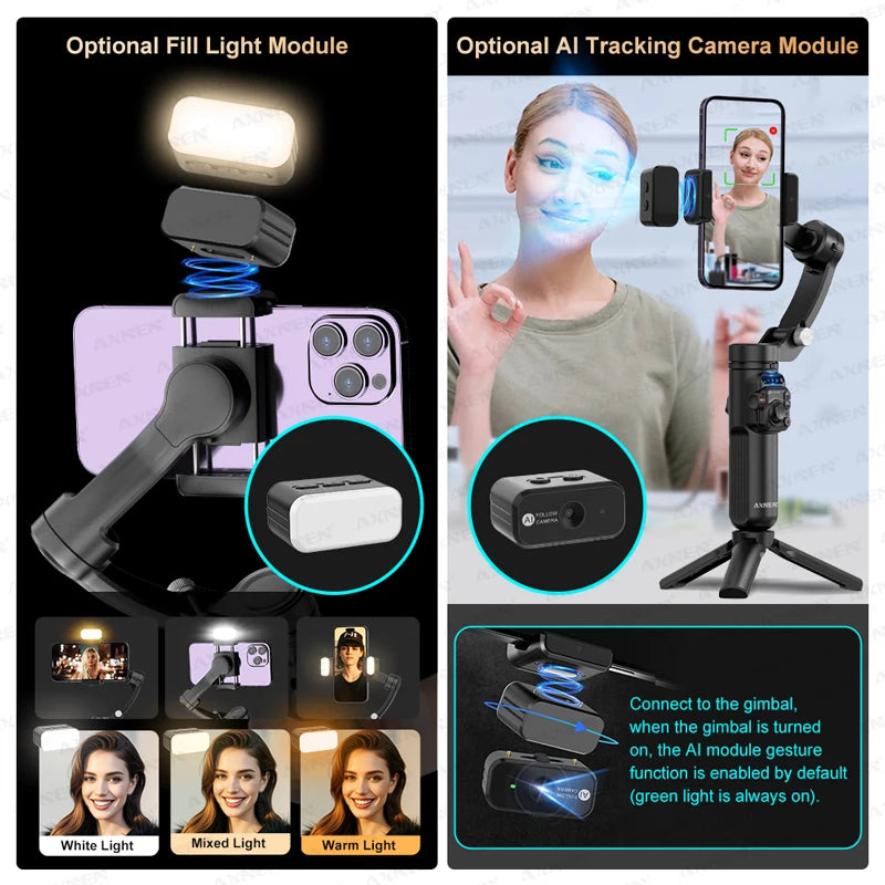 Handheld Stabilizer M02 &ndash; Smooth 3 Axis Motion Control