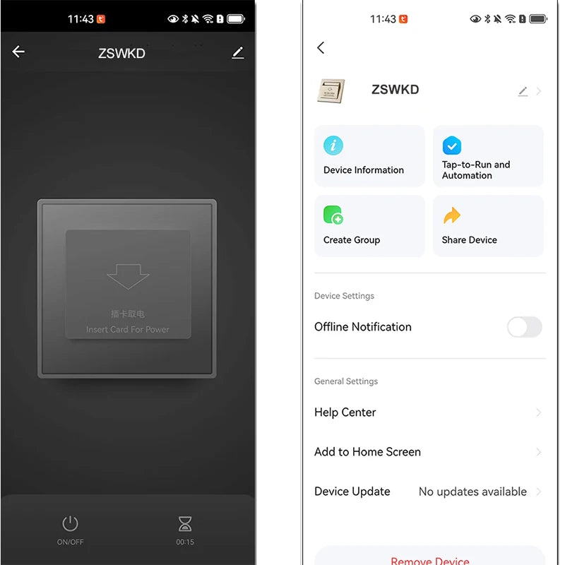 WKD-CS01 &ndash; Energy Saving 40A Zigbee Card Switch for Hotels
