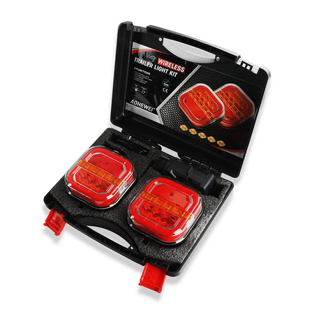 LED Magnetic Wireless Trailer Tail Lights Kit - Waterproof &amp; Cable-Free