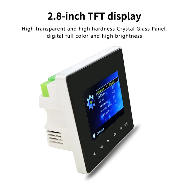 Bluetooth-Wandverstärker für Heim-Audio mit Touch-Tasten-Deckenlautsprecher-Panel