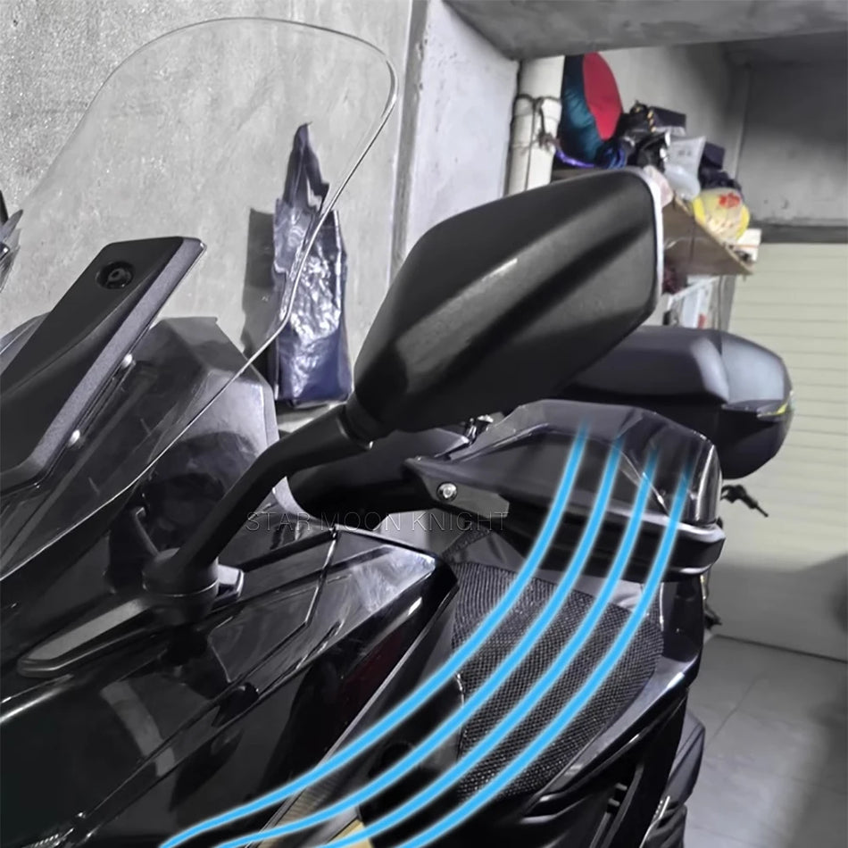 Kit de Extensões de Protetor de Mãos Kymco Xciting X350, Protetor ABS+Policarbonato para Passeios Mais Seguros