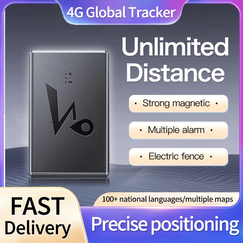 GPS lokátor do auta 4G sledovač s reálným časem polohy, dlouhá výdrž baterie