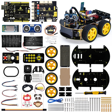 Keyestudio 4WD Multi BT Robot Car Kit V2.0 &ndash; Engaging DIY Electronics Experience