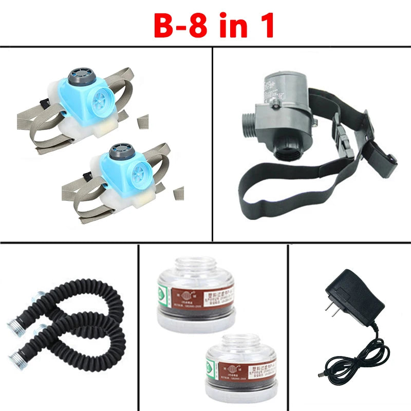8 In1 Constant Flow Air Supplied Respirator &ndash; Low Noise B-8in-1