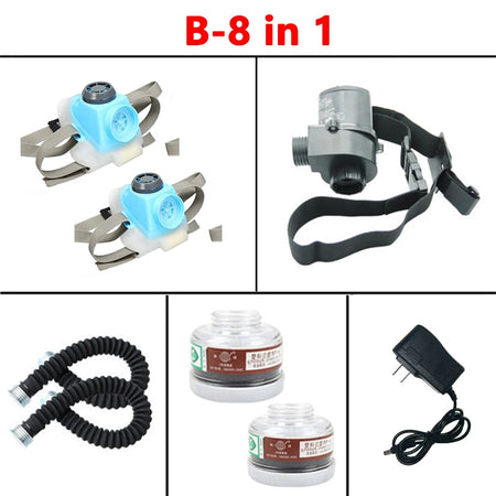 8 In1 Constant Flow Air Supplied Respirator &ndash; Low Noise B-8in-1