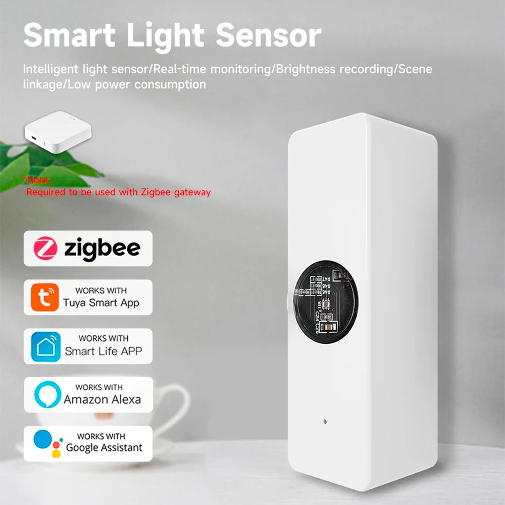 Tuya ZigBee Light Sensor for Smart Home Automation WiFi Version