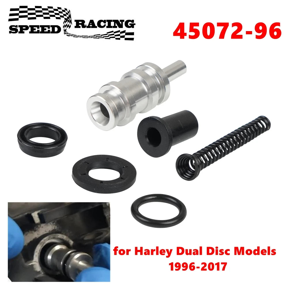 Front Master Cylinder Rebuild Kit for Harley Dual Disc Models 1996-2017 Replace 45072-96 by InterCyprus Trading Ltd