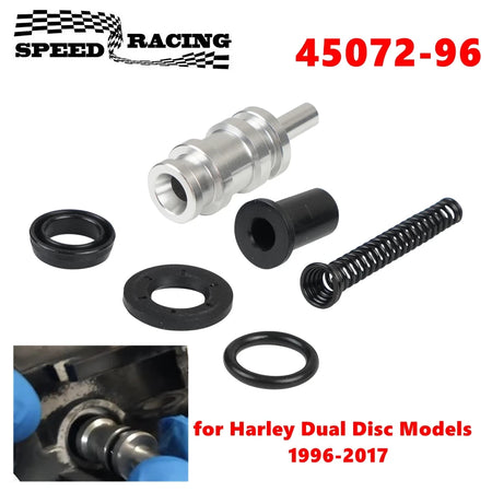 Front Master Cylinder Rebuild Kit for Harley Dual Disc Models 1996-2017 Replace 45072-96 by InterCyprus Trading Ltd