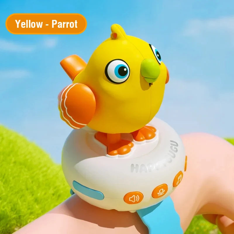 Multifunction Bird Watch for Kids &ndash; Interactive Sound-Controlled Learning Toy Yellow