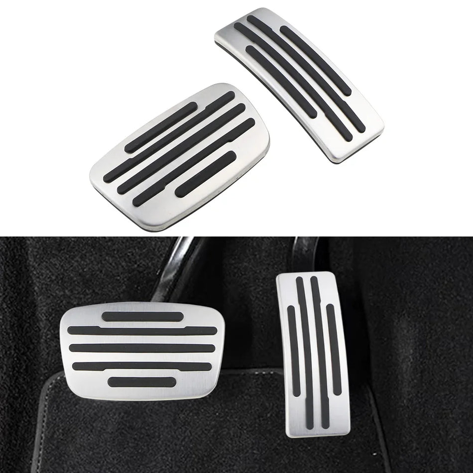 Pedalų dangteliai Chevrolet Trailblazer nerūdijančio plieno su neslystančiais gumos įdėklais