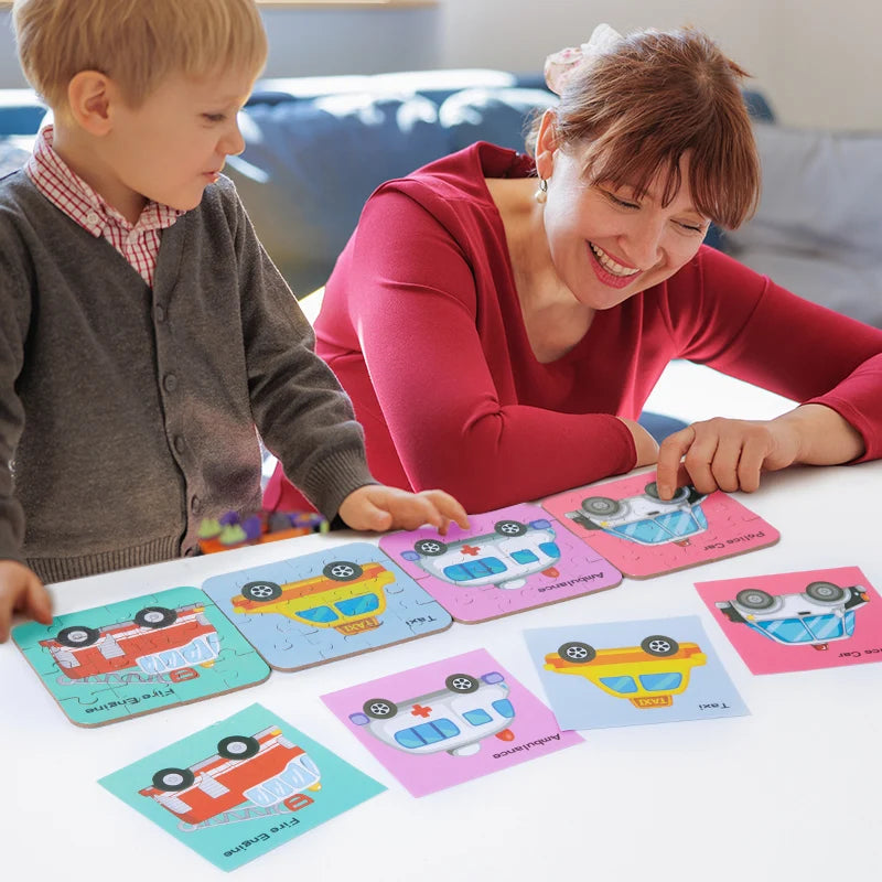 64 Pieces Wooden Puzzle Animals &ndash; Educational Toy For Kids