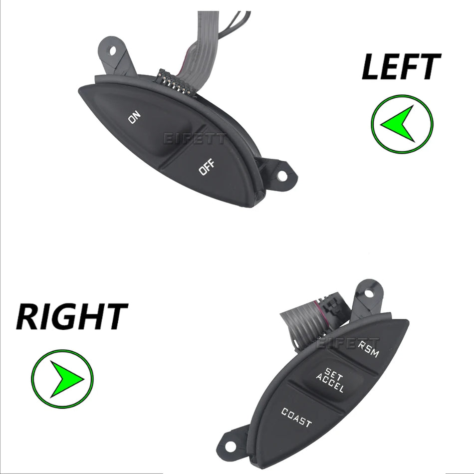 Interrupteur de régulateur de vitesse de volant en plastique ABS pour Ford F-150 Explorer Ranger