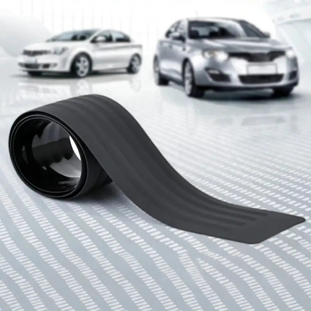 Universal Rubber Mouldings Pad Trim Cover Strip Anti-Scratch Car Rear Bumper Guard Plate Cover Trim Trunk Guard Car Accessories