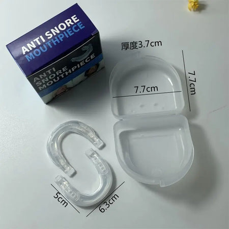 Anti Snoring Bruxism Mouth Guard - Comfortable Sleep Aid white