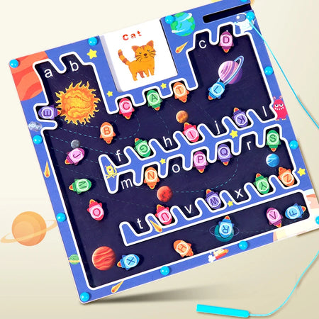 Montessori Magnetic Alphabet Maze Letter Puzzle - Magnet