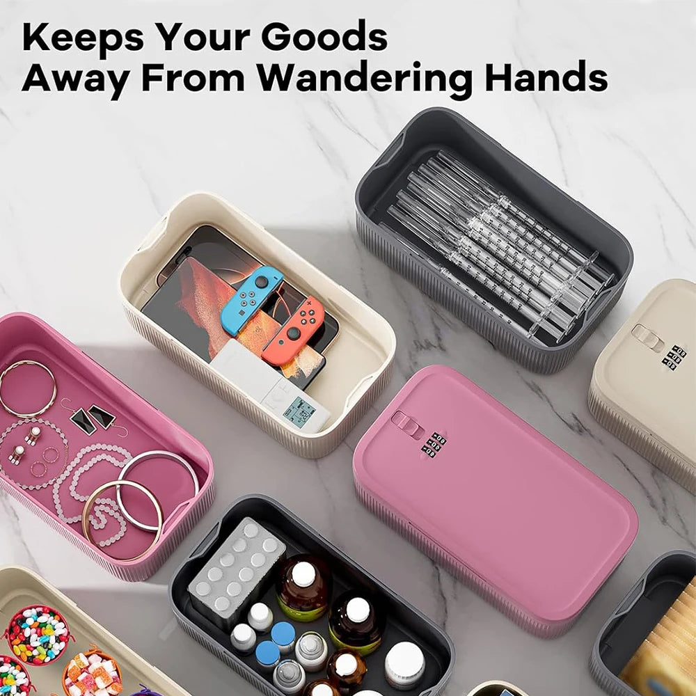 Lock Box With Locker &ndash; 2L Safe Storage For Office And Home