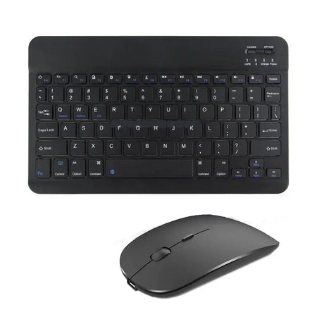 Portable Spanish-English Bluetooth Keyboard and Mouse &ndash; Wireless Convenience for Tablets and PCs English Set