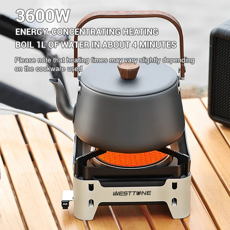 WESTTUNE Outdoor Infrared Combustion Stove &ndash; Powerful 3600W Cooking Performance