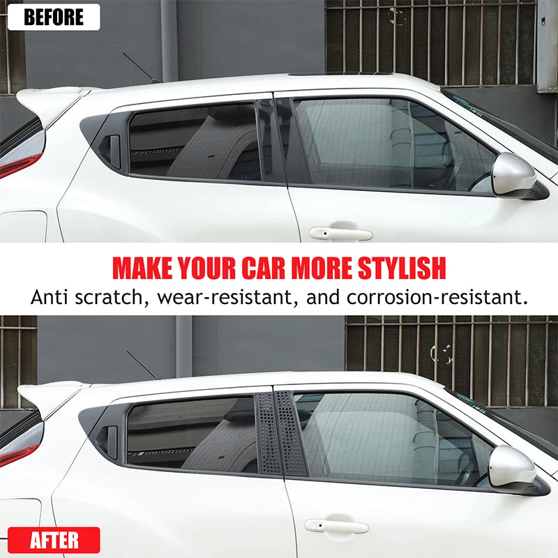 Алюминиевый черный декоративный элемент стойки для Nissan Juke Infiniti ESQ