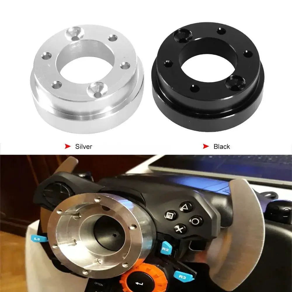 Universal 13/14inch game Steering Wheel Adapter Plate 70mm Racing PCD game Modification For Logitech G29 G920 G923 by InterCyprus Trading Ltd