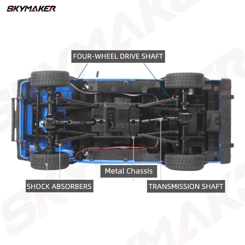 MN78 1:12 Scale Off-Road RC Car - 4WD, Proportional Control, Perfect Gift