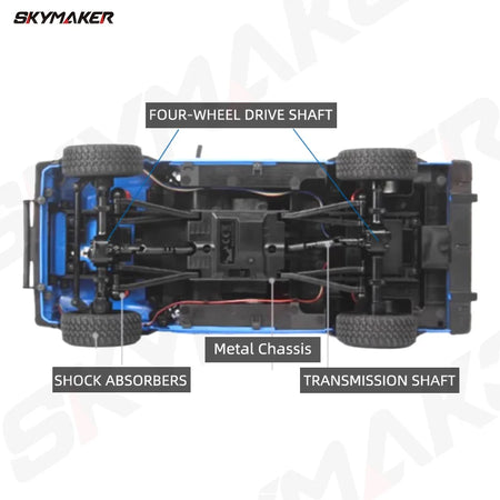 MN78 1:12 Scale Off-Road RC Car - 4WD, Proportional Control, Perfect Gift