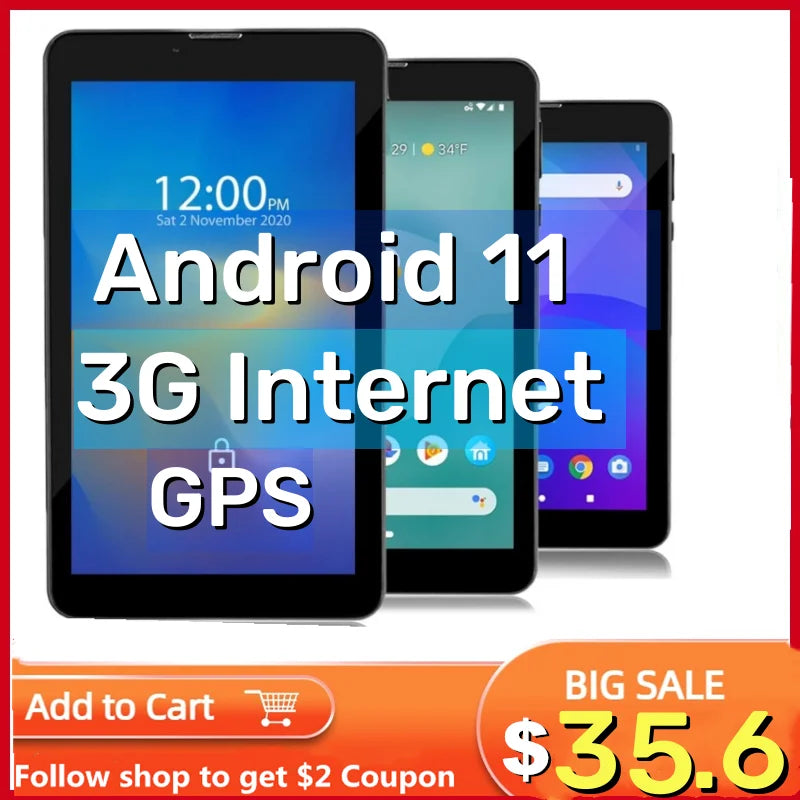 717QW GPS Tablet 7 Inch &ndash; Ultra Slim 2MP Front Camera Black / Add Sleeve case