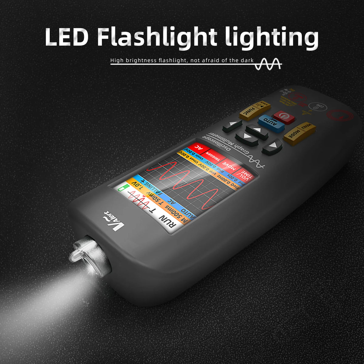 BSIDE Digital Multimeter Oscilloscope &ndash; Rechargeable Battery