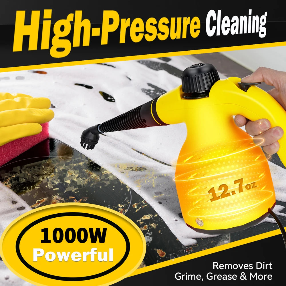 Handheld Steam Cleaner 220V - Sterilize &amp; Clean Efficiently