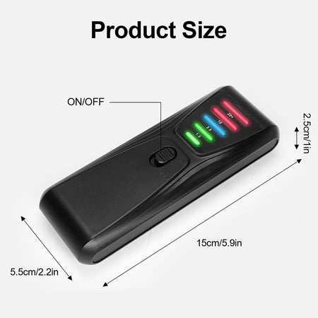LED EMF Meter 0-20 MilliGauss &ndash; Five Color LED Indicator