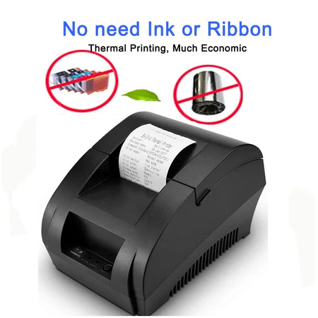HZTZ 5890K 58mm USB Thermal Receipt Printer &ndash; 90mm per Sec