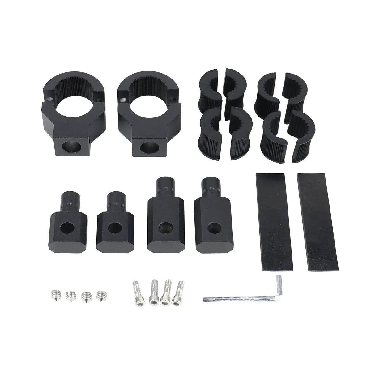 Universal Motorcycle UTV ATV Off-Road Work Whip Flag Light Mounts 0.7"/1"/1.25" Inch 360 Degree Rotate Bracket Kits Aluminum by InterCyprus Trading Ltd