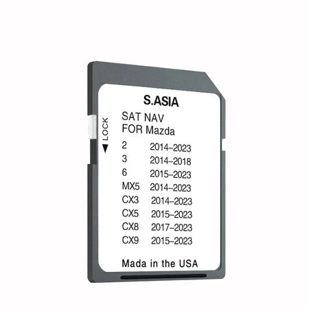 Maps For South Asia Sat Nav Update SD Card &ndash; 2014 To 2023