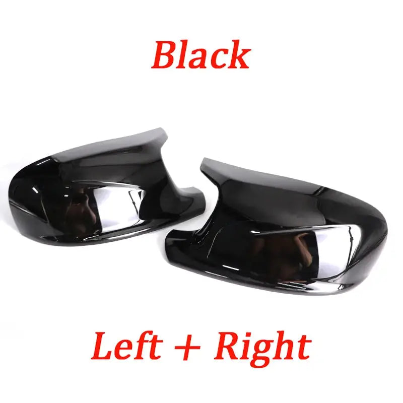 M Style Look Rearview Mirror Cover Cap Carbon Fiber Look Black for BMW X3 F25 X1 E84 Pre-LCI 2010 2011 2012 2013 Case by InterCyprus Trading Ltd