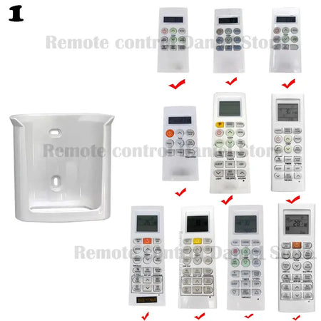 Air Conditioner Remote Holder White Remote Controller Holder Bracket Holder by InterCyprus Trading Ltd