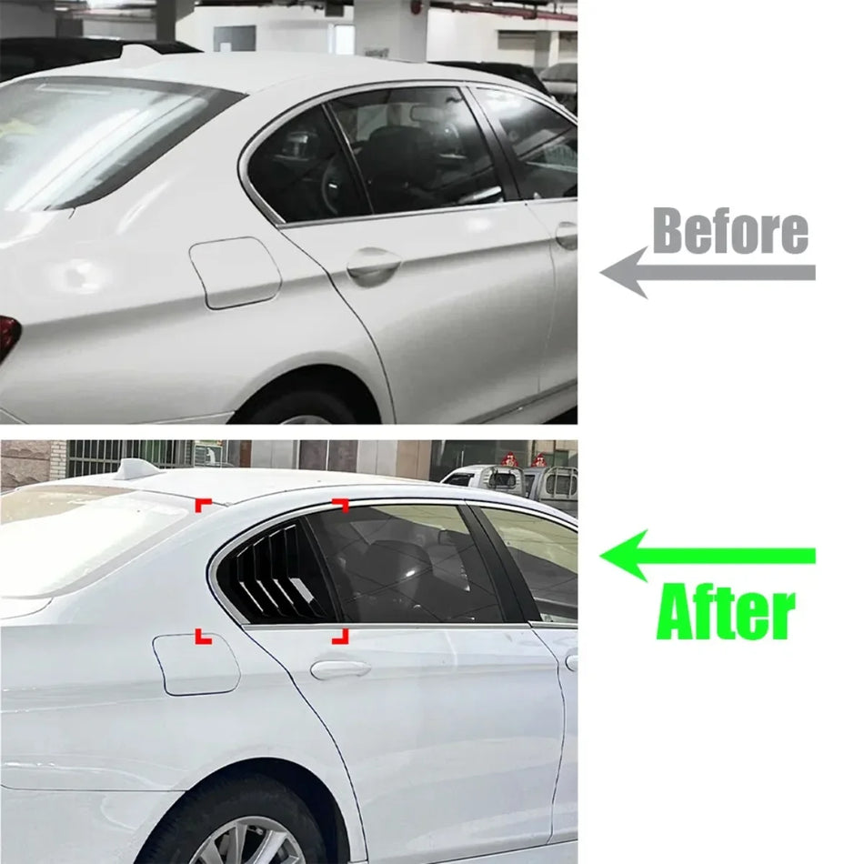 Jaluzele ABS pentru luneta spate, cu obloane laterale, pentru BMW Seria 5 F10 525i 530i